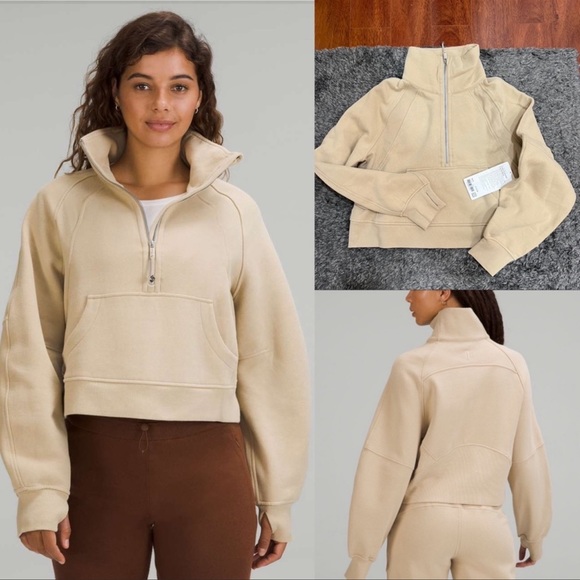 lululemon athletica Tops - LAST ONE Lululemon Scuba Oversized Funnel Neck Half Zip